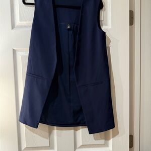 Navy Sleeveless Women's Jacket size small